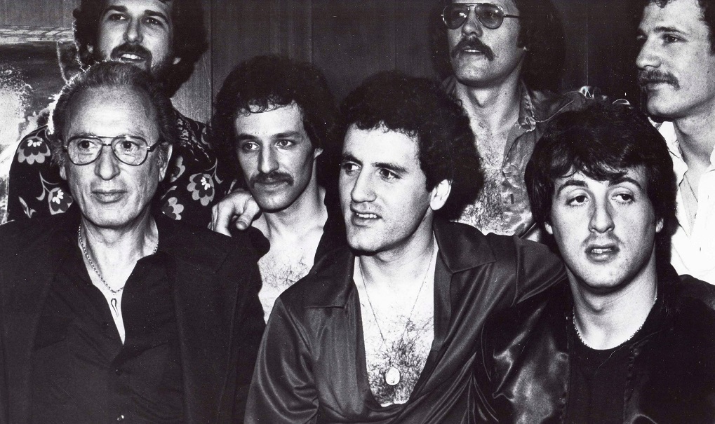 Слева направо в ближнем ряду: Фрэнк Сталлоне-ст., Фрэнк Сталлоне-мл., Сильвестр Сталлоне / Источник: Legion-Media