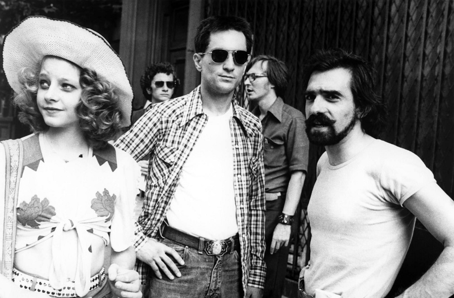 Джоди Фостер, Роберт Де Ниро и Мартин Скорсезе на съёмках «Таксиста» / Источник: Legion-Media