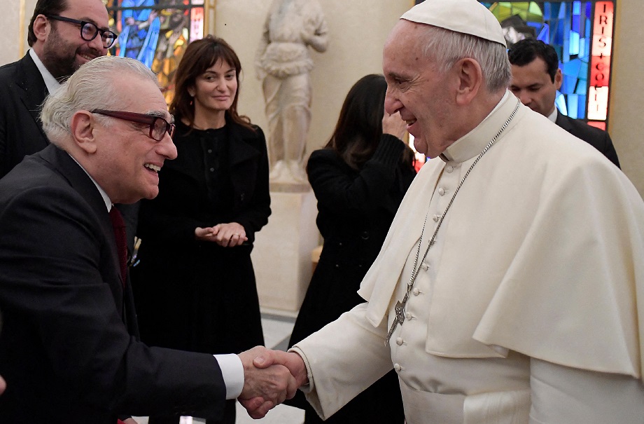 Мартин Скорсезе и папа Франциск