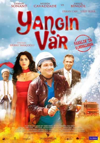 Yangin var