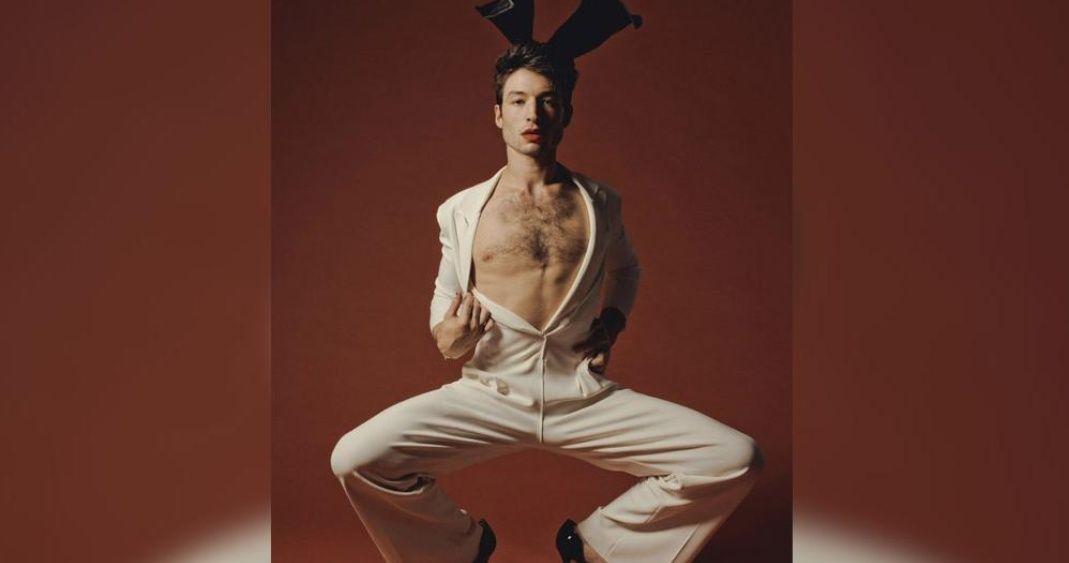 Эзра Миллер надел кроличьи ушки со шпильками и рассказал Playboy о колдовстве и насилии в Голливуде